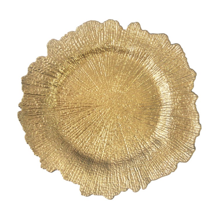 Reef Gold Charger Plate $1.00