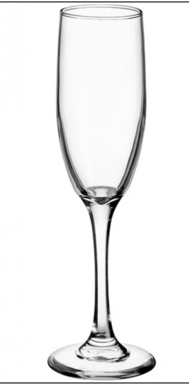 Champagne Flute (Glass) $0.70