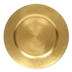 Gold Charger Plate $1.00