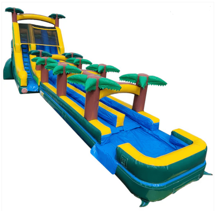 20ft Double Lane Tropical W/ Slip N Slide