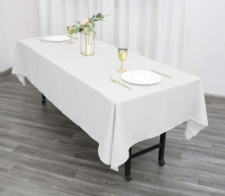 602010220white 1763581133 Rectangular Tablecloth 70x120 (white)