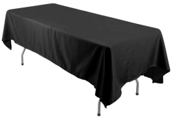 Rectangular Tablecloth 70x120 (black)