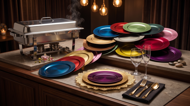 Dinnerware Charger Plates Chafing Dishes